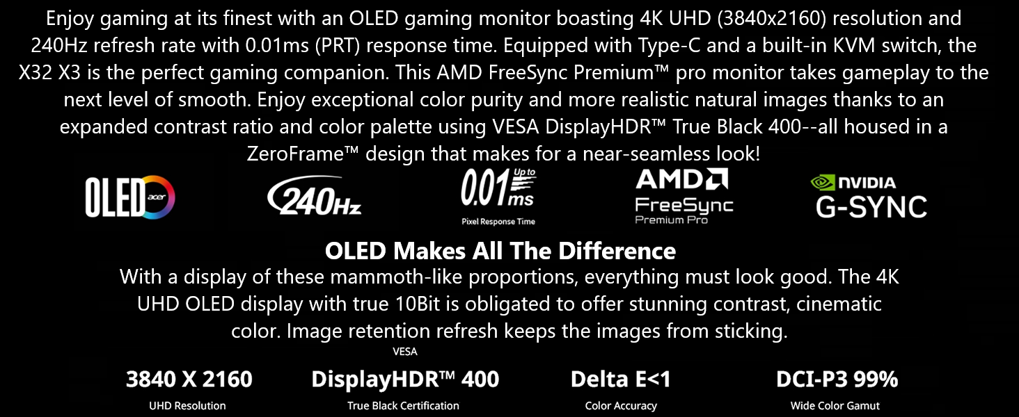 Acer-Predator-X32-X3--315-Zoll-UHD-3840-x-2160-OLED-Gaming-Monitor--AMD-FreeSync-Premium-Pro--480Hz--B0D9PCJ3TR-2